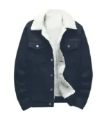 Premium-black-denim-jacket-with-inner-white-fur-lining—OEM-manufacturing-by-Denim-Apparels
