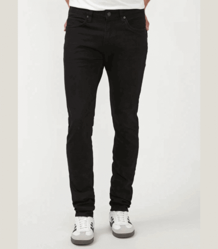 Midnight-black-stretch-jeans–skinny-fit-denim-produced-by-Denim-Apparels.