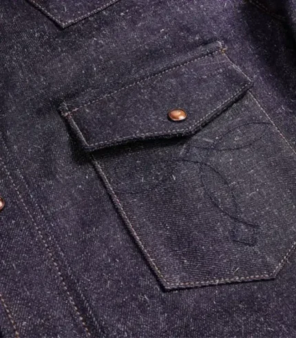 Nomad-raw-denim-shirt-made-with-Japanese-bamboo-denim-and-cotton-blend—custom-manufacturing-by-Denim-Apparels